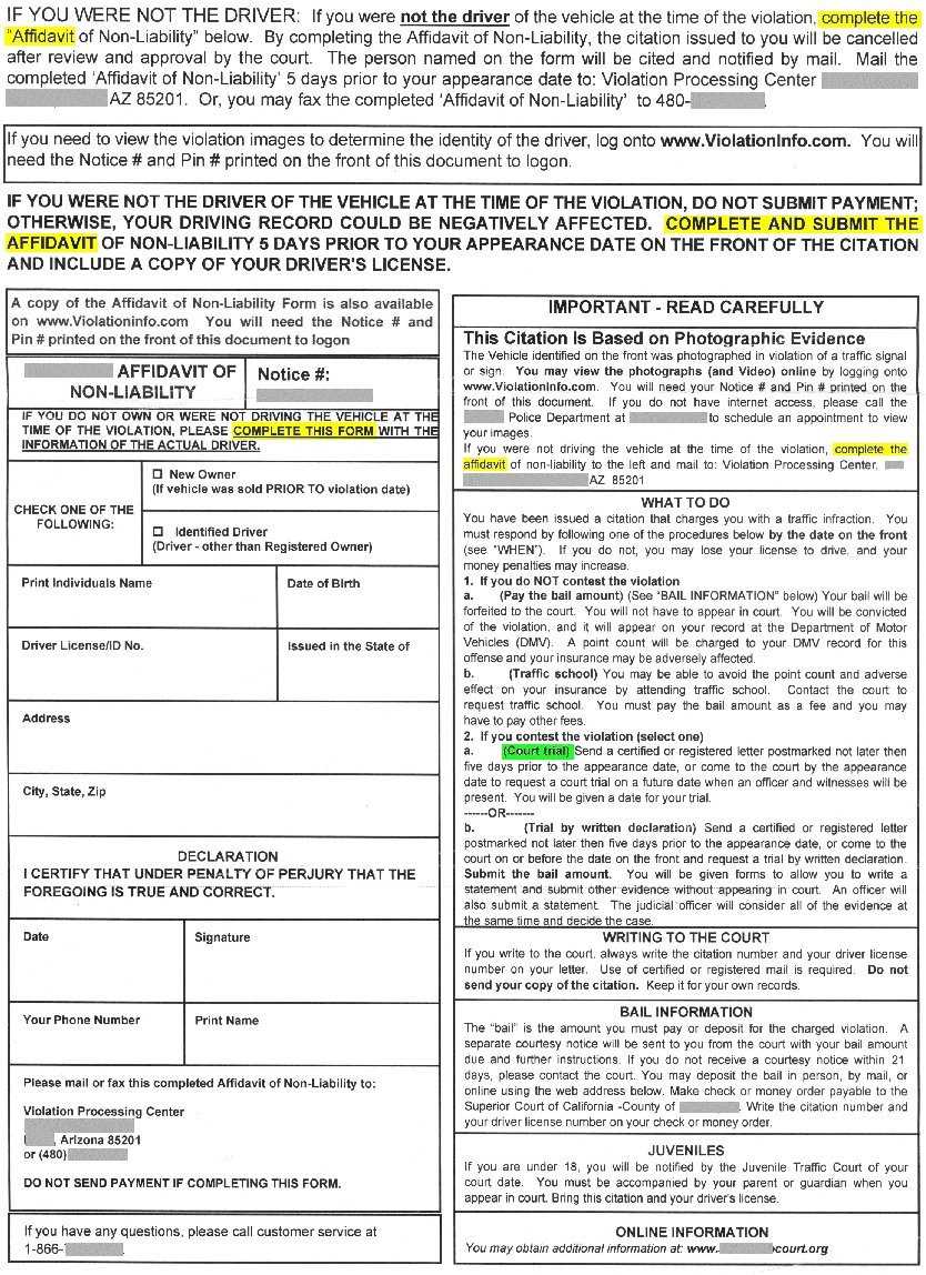 Fighting) Your Ticket – Red Light Cameras In California Inside Blank Speeding Ticket Template