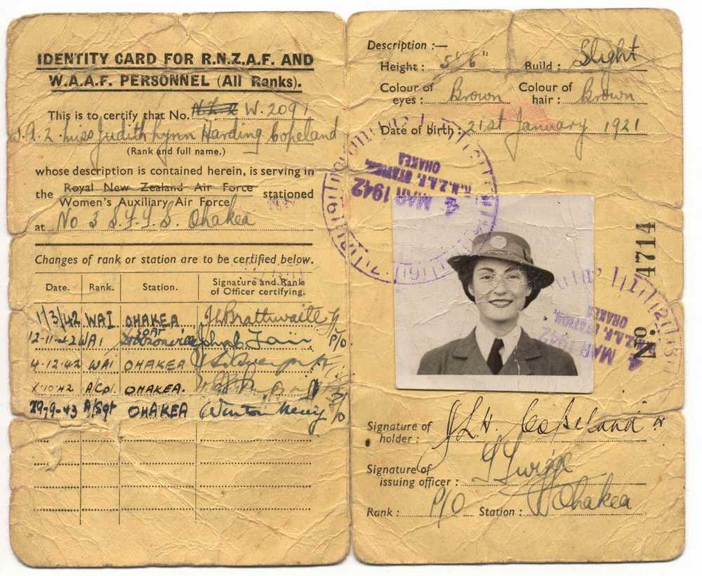 File:waaf Rnzaf 1921 - Wikimedia Commons Pertaining To World War 2 Identity Card Template