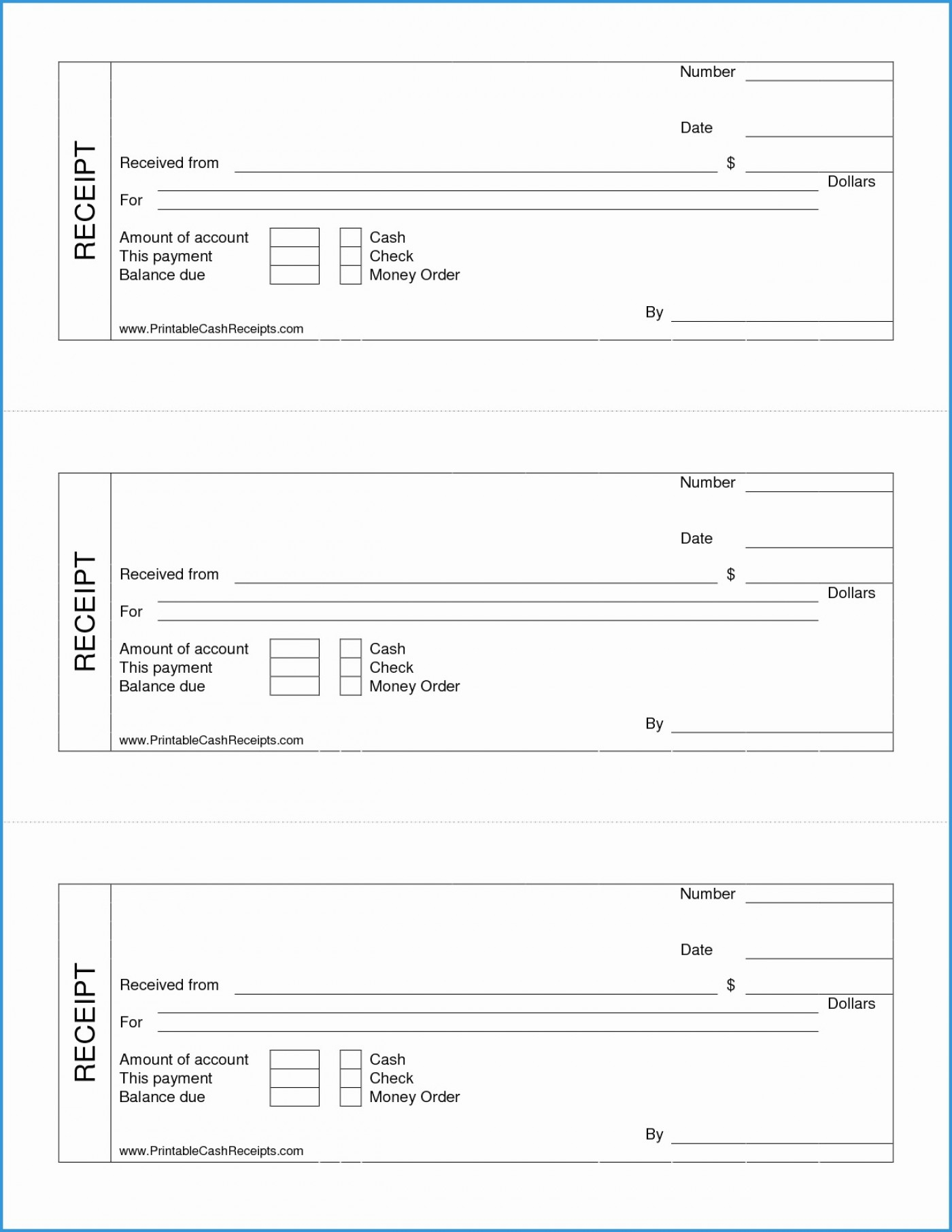 Fill In Blank Cashier's Check With Blank Money Order Template