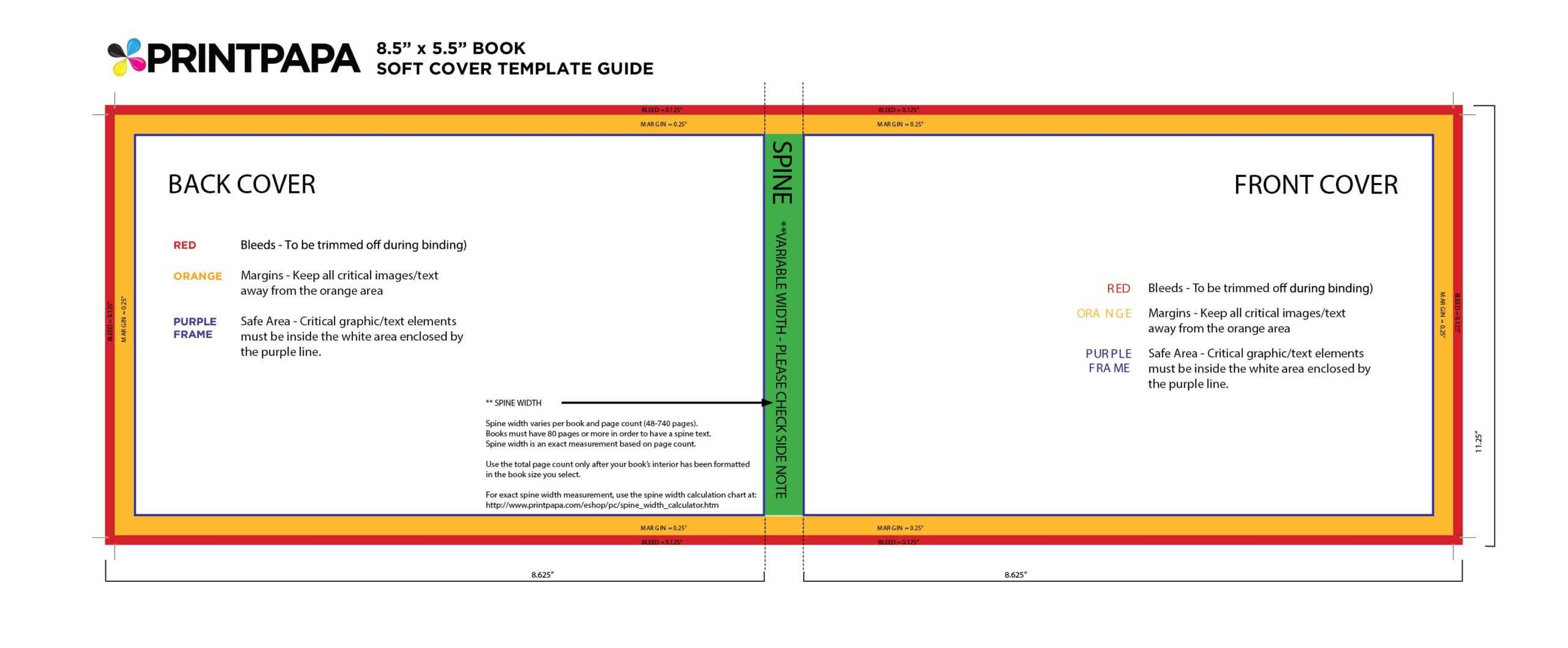 Find A Printing Template :: Printpapa With 6X9 Book Template For Word