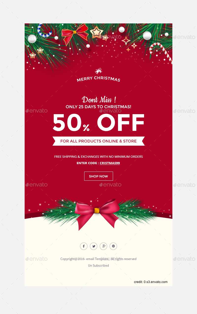 Finding The Right Holiday Greetings Email Template - Mailbird With Regard To Holiday Card Email Template