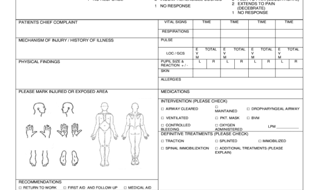 First Responder Question Report - Fill Online, Printable pertaining to First Aid Incident Report Form Template