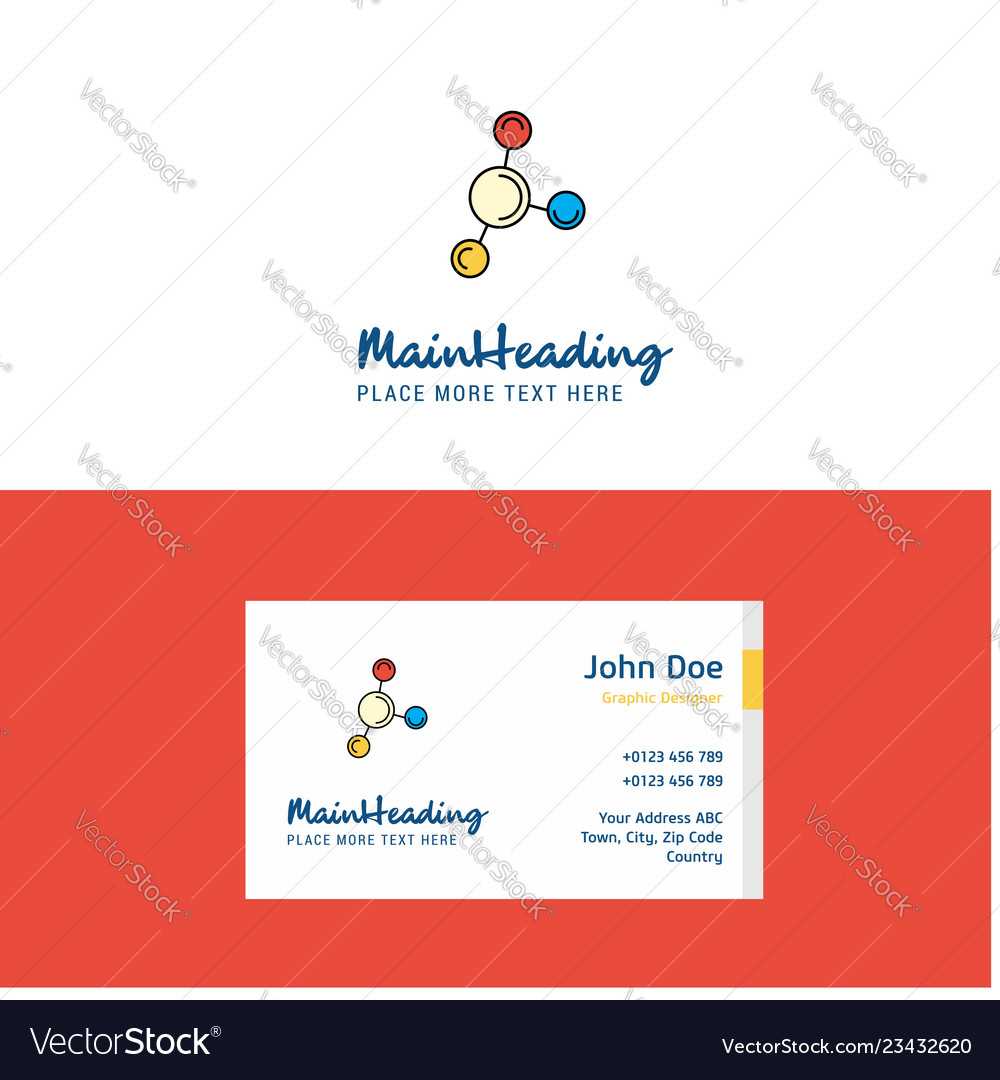 Flat Networking Logo And Visiting Card Template Vector Image On Vectorstock Inside Networking Card Template