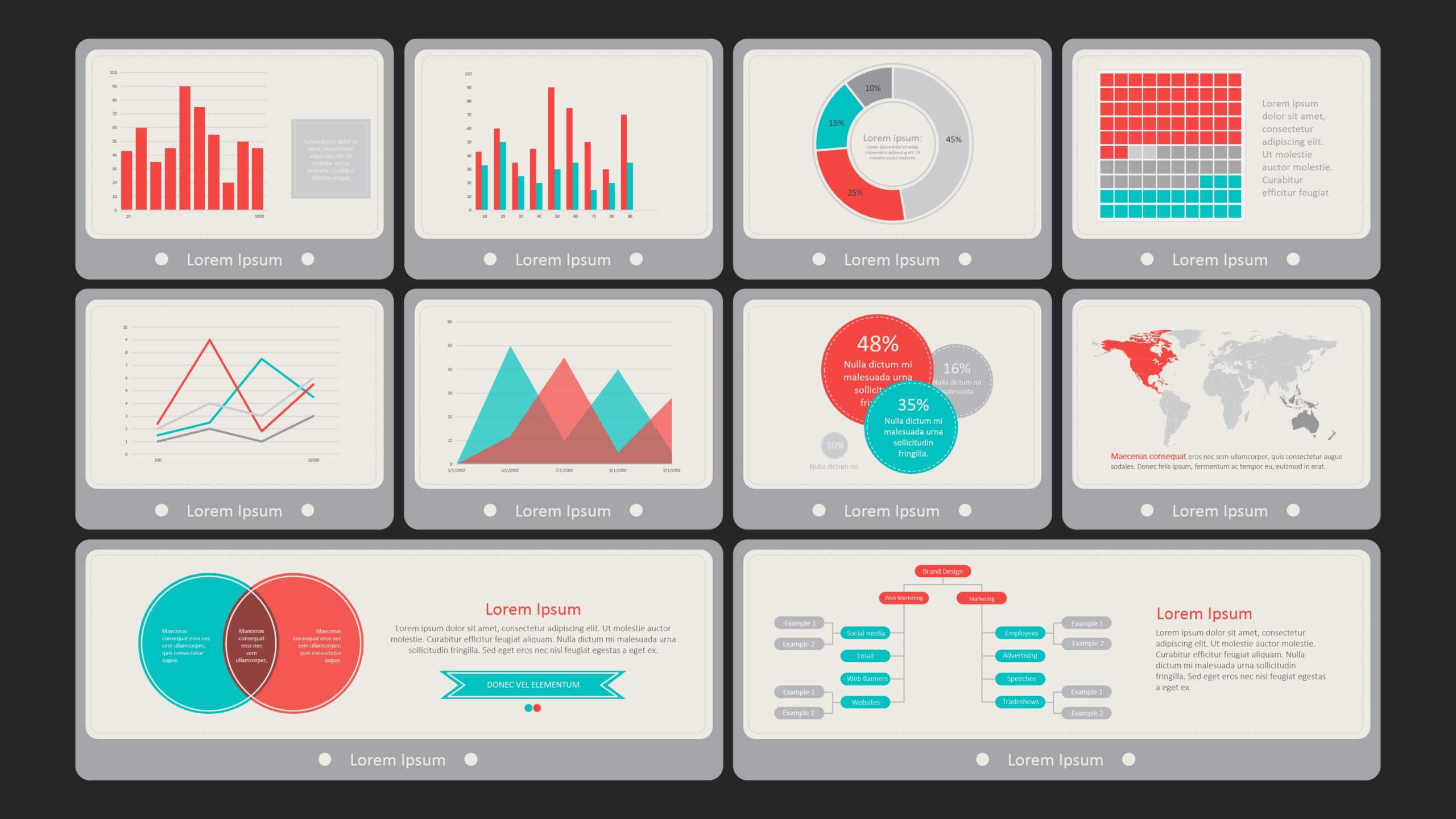 Flat Vintage Powerpoint Dashboard Throughout Powerpoint Dashboard Template Free