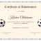 Football Certificate Template – Mahre.horizonconsulting.co With Sports Award Certificate Template Word