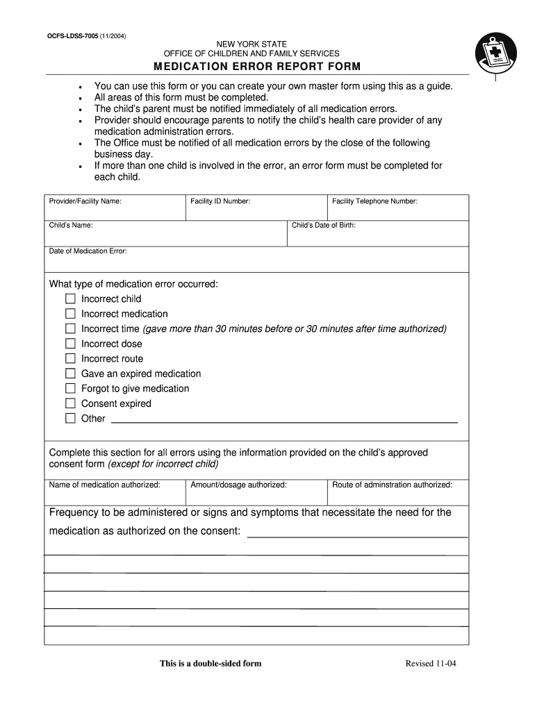Form Medication Error - Fill Online, Printable, Fillable Intended For Medication Incident Report Form Template