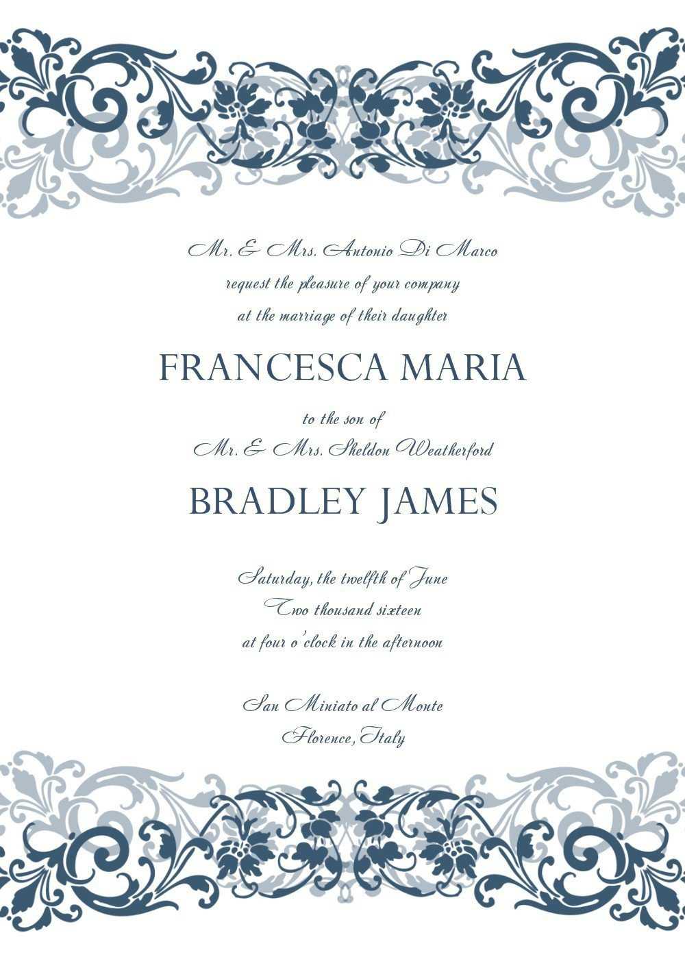 Formal Invitation Template Free Elegant 61 Formal Invitation For Free Graduation Invitation Templates For Word