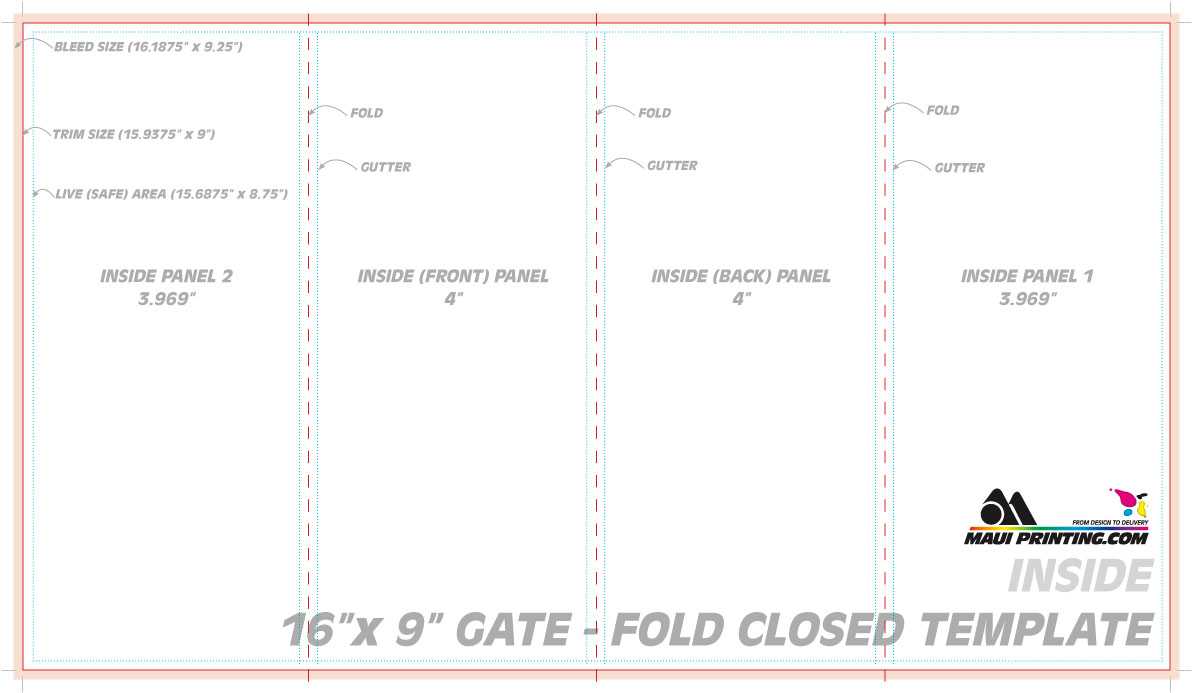 Four Fold Brochure Template Word – Zohre.horizonconsulting.co Inside Gate Fold Brochure Template Indesign