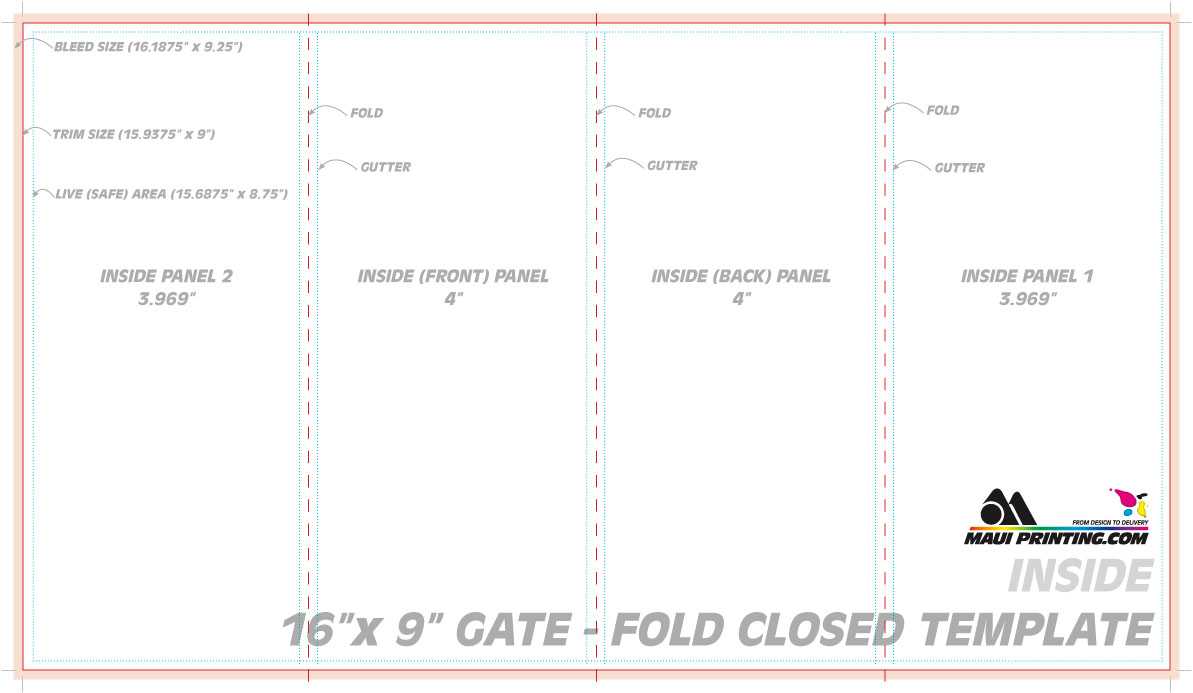 Four Fold Brochure Template Word – Zohre.horizonconsulting.co Intended For Gate Fold Brochure Template