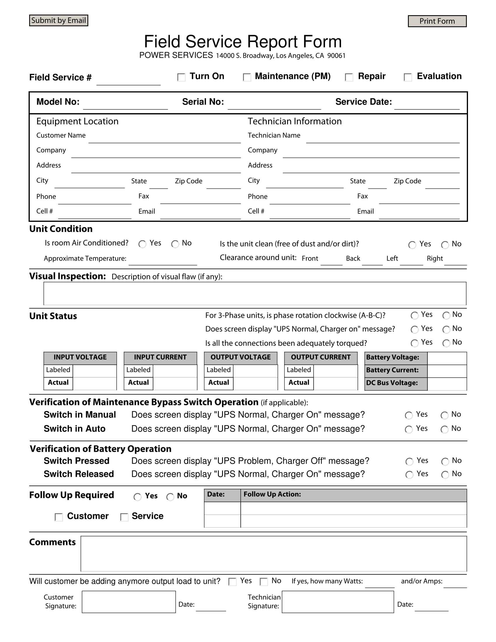 Free 15+ Service Report Forms In Pdf | Word | Apple Pages Intended For Technical Service Report Template