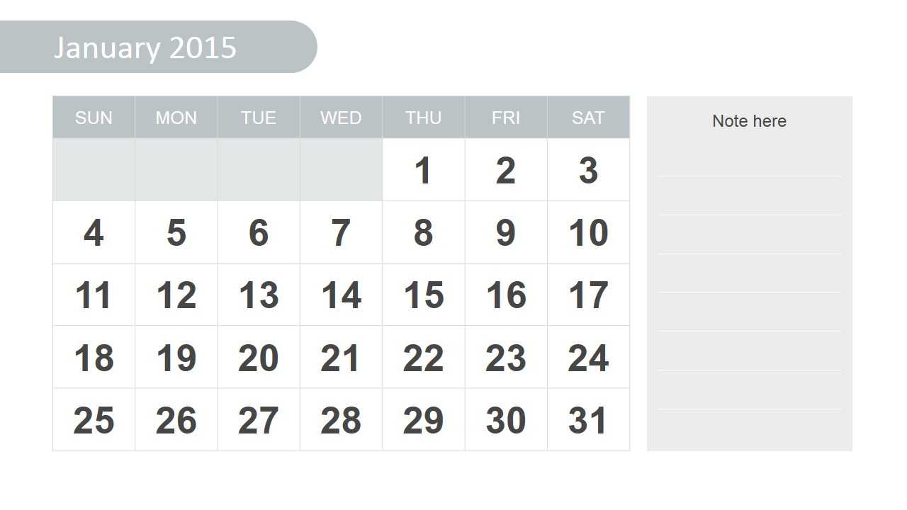 Free 2015 Calendar Template For Powerpoint Regarding Powerpoint Calendar Template 2015