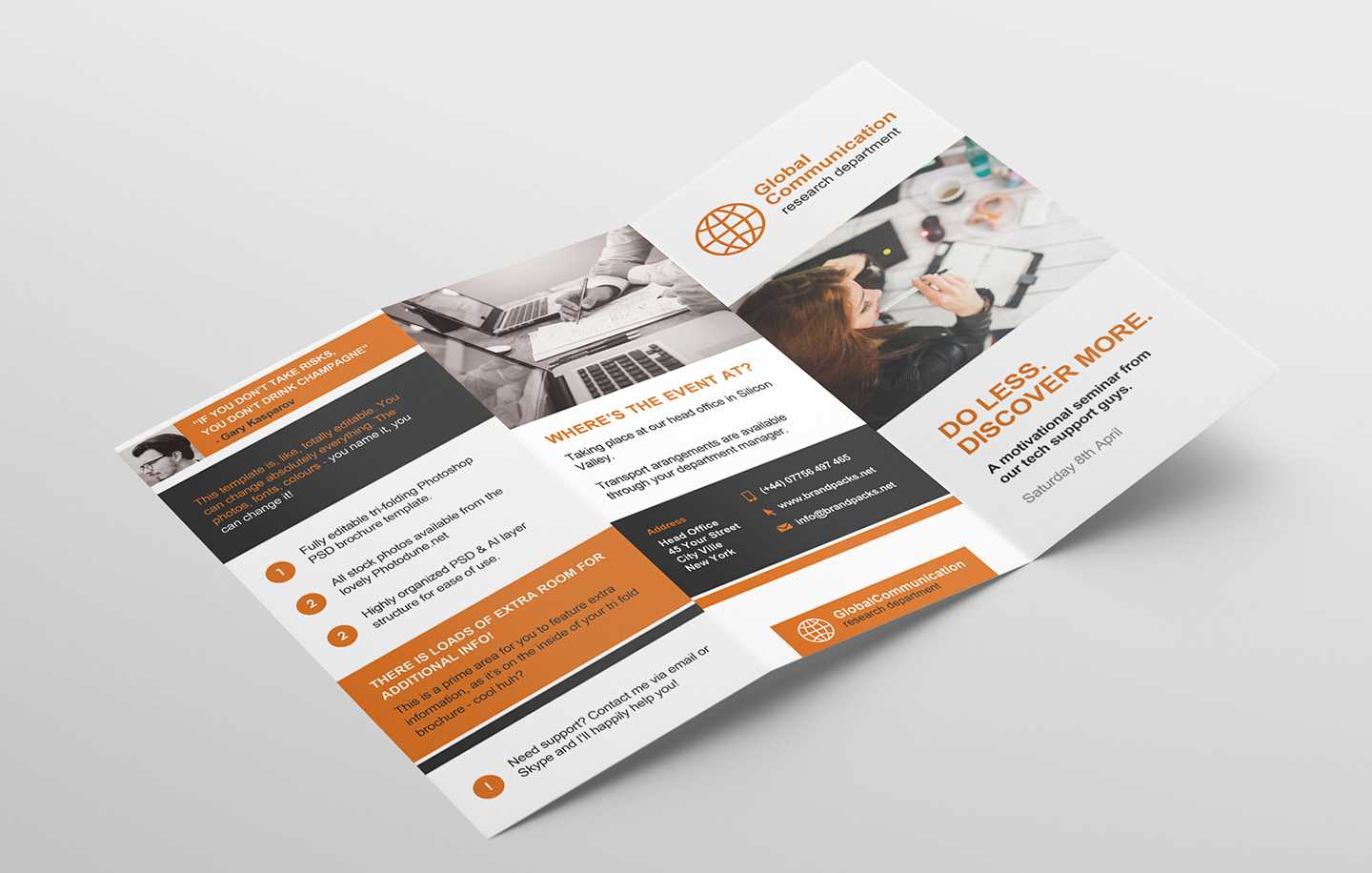 Free 3 Fold Brochure Template For Photoshop & Illustrator Inside 3 Fold Brochure Template Psd Free Download