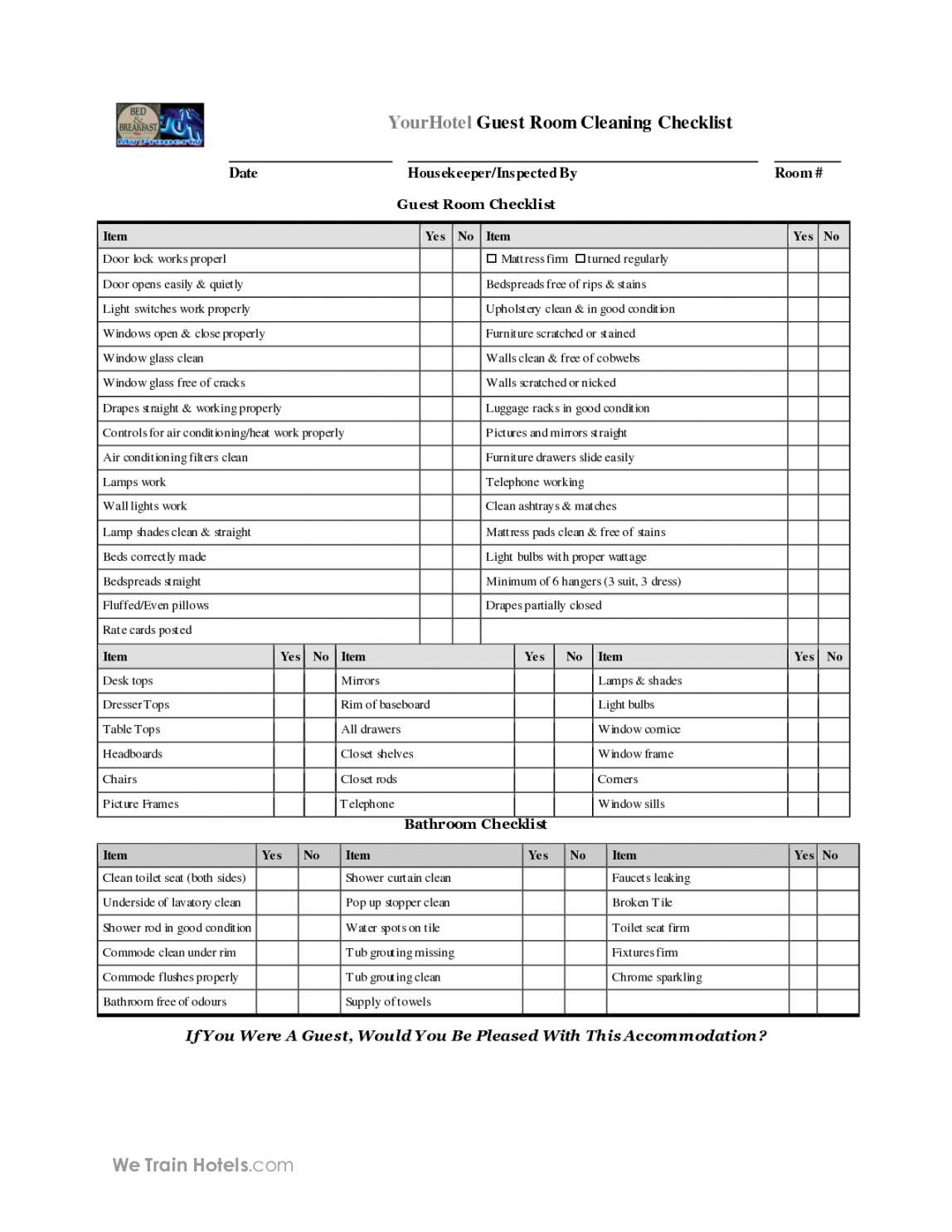 Free 6 Best Images Of Cleaning Checklist Free Printable Intended For Blank Cleaning Schedule Template