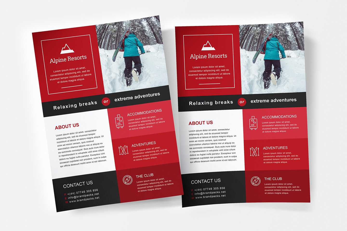 Free A4 Poster Template – Psd, Ai & Vector – Brandpacks With Ai Brochure Templates Free Download