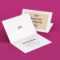 Free A7 Bi Fold Greeting / Invitation Card Mockup Psd Set Pertaining To Card Folding Templates Free
