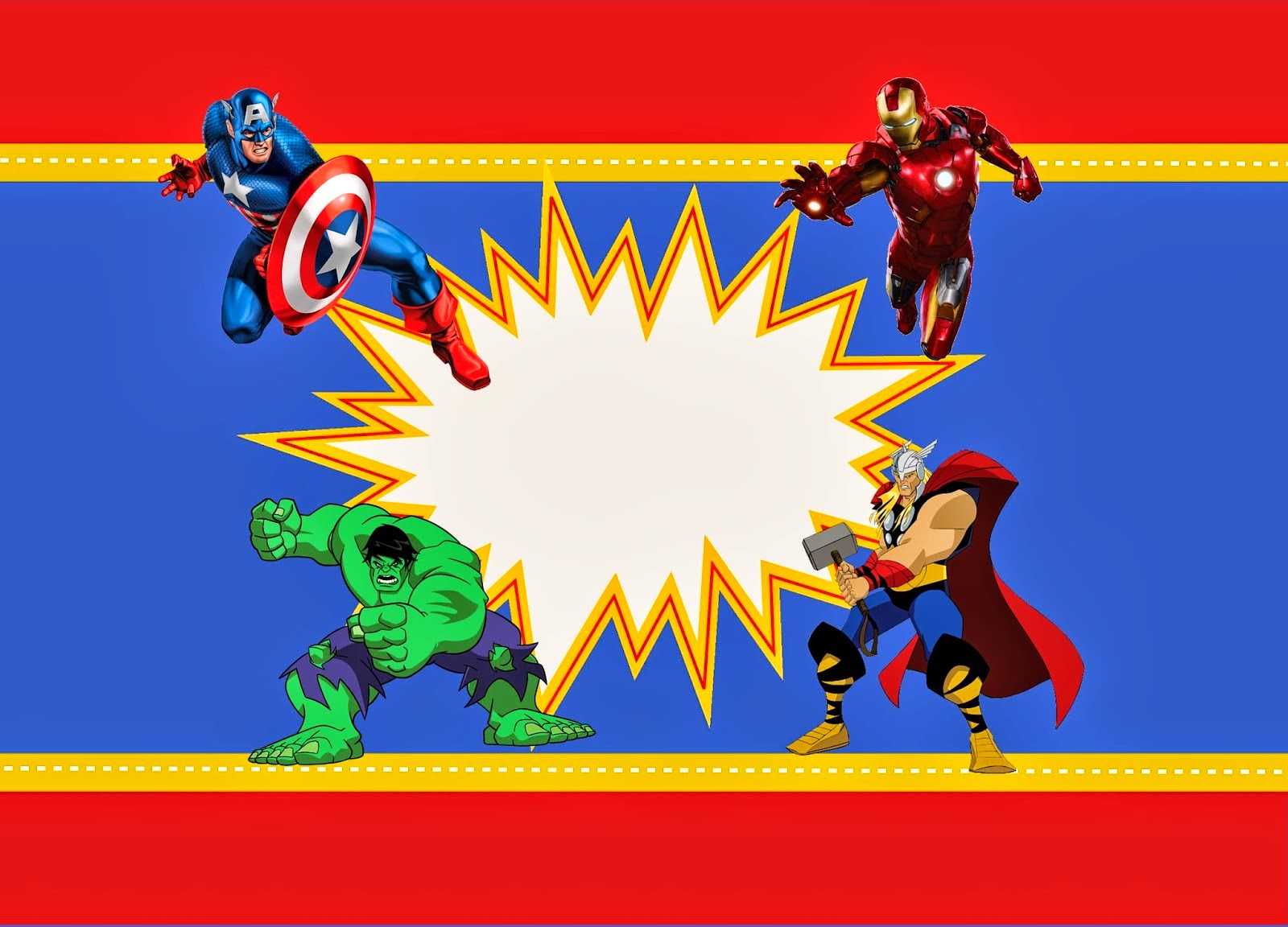 Free Avengers Invitation Templates ] – Avengers Birthday With Avengers Birthday Card Template