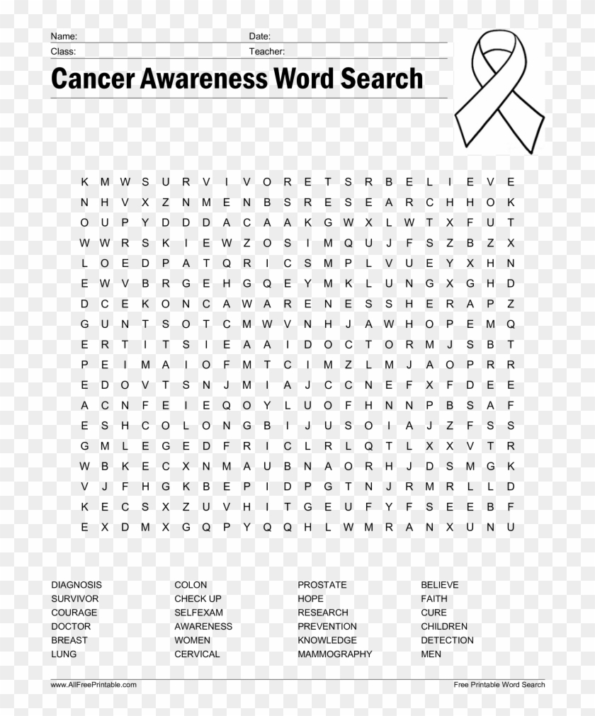 Free Awareness Word Search Templates At Awareness Word Within Blank Word Search Template Free