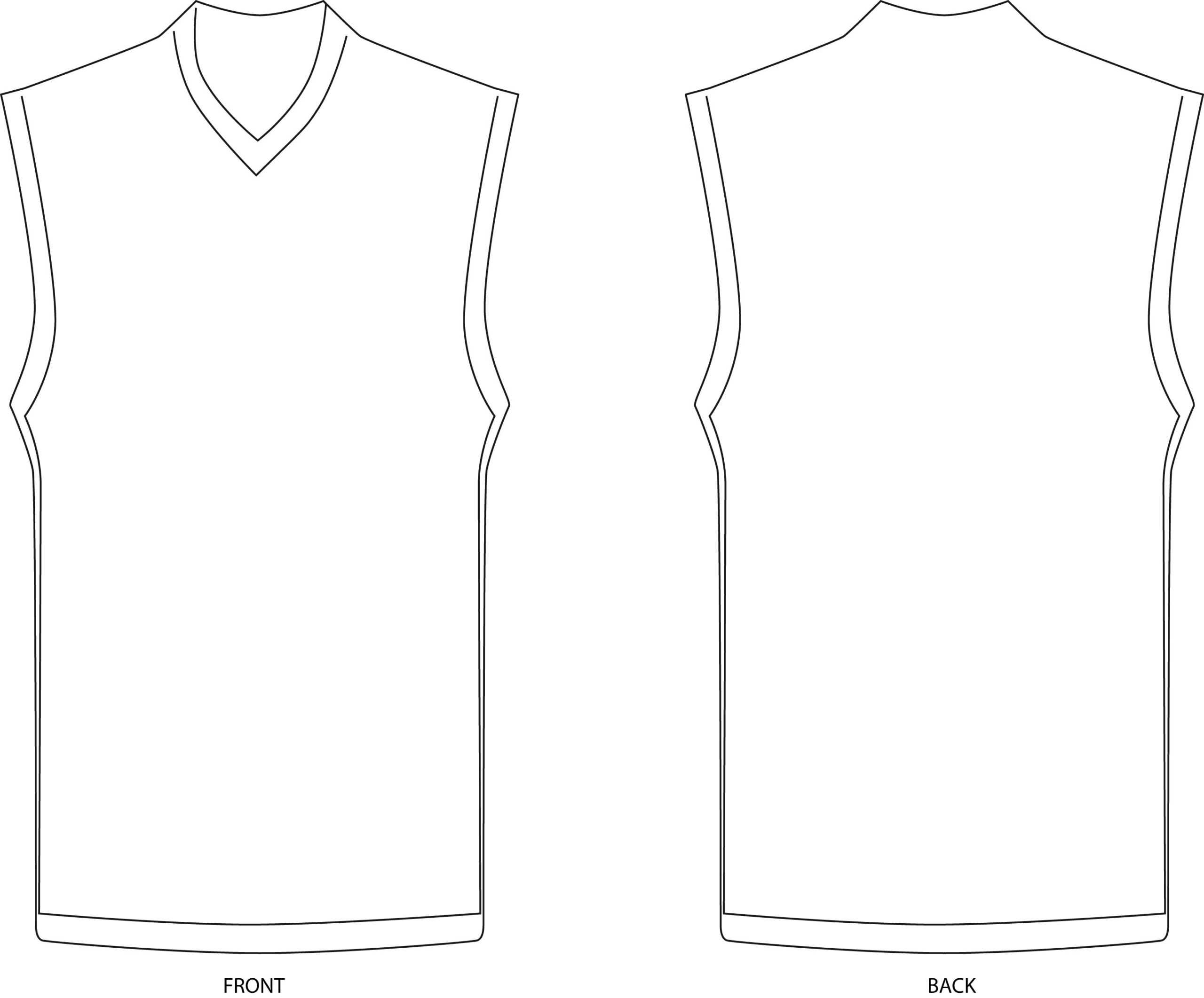 Free Basketball Jersey Template, Download Free Clip Art Pertaining To Blank Basketball Uniform Template