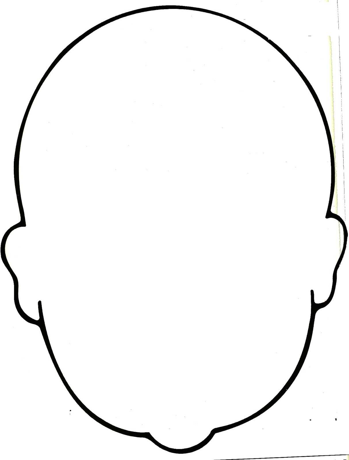 Free Blank Face Template, Download Free Clip Art, Free Clip With Regard To Blank Face Template Preschool