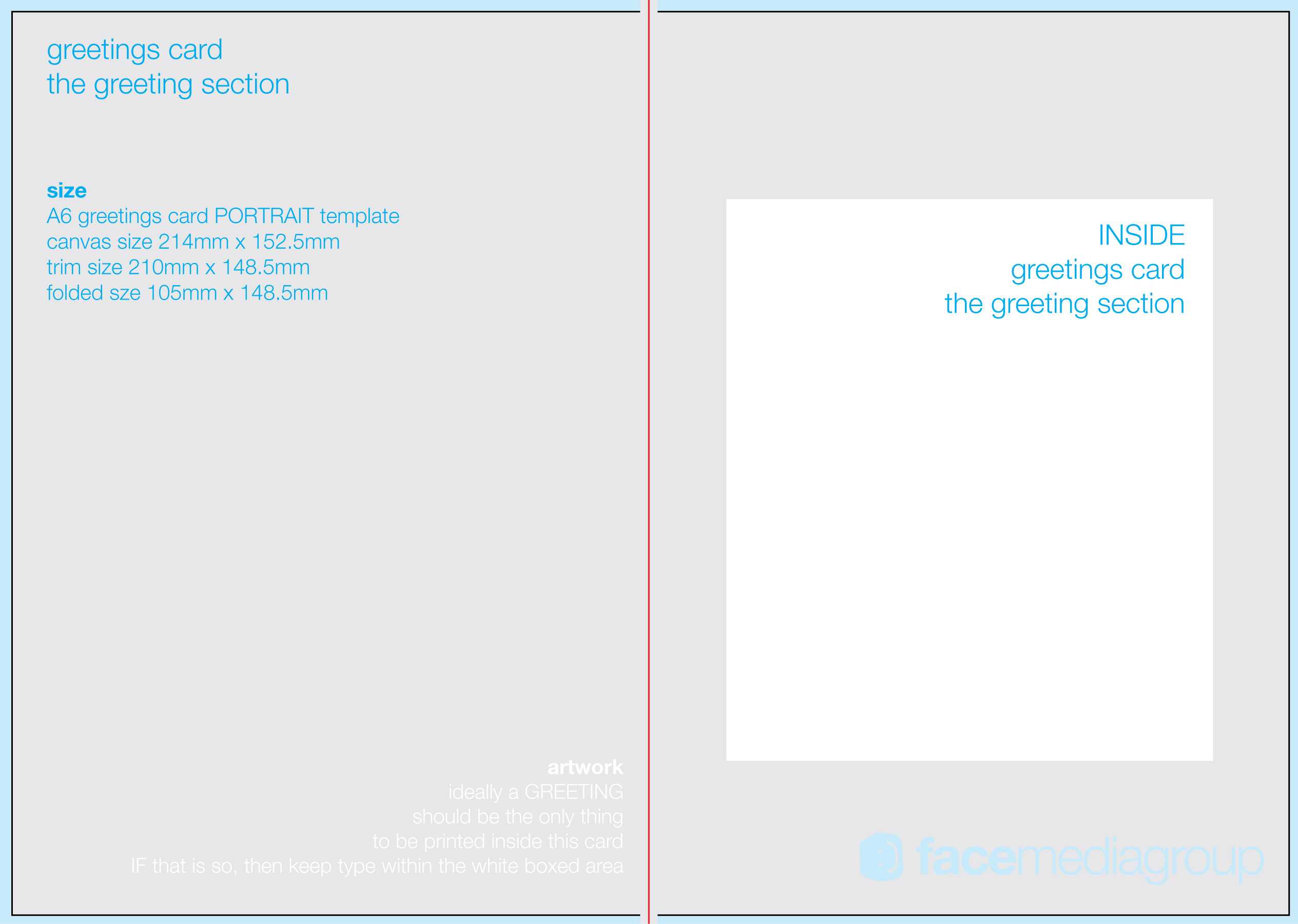 Free Blank Greetings Card Artwork Templates For Download Pertaining To Birthday Card Template Indesign