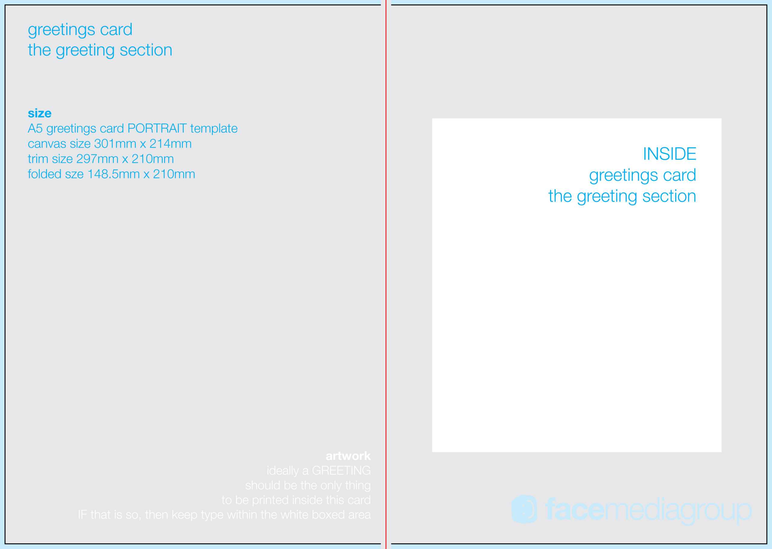 Free Blank Greetings Card Artwork Templates For Download Regarding Free Printable Blank Greeting Card Templates