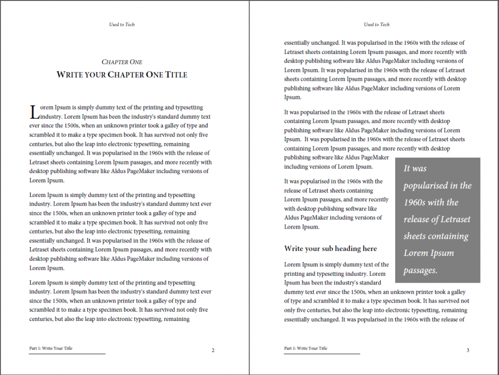 Free Book Templates For Microsoft Word – Zohre Regarding How To Create A Book Template In Word