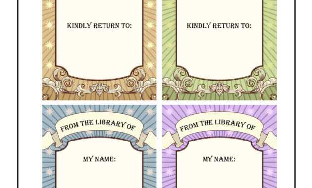 Free Bookplates To Print | Woo! Jr. Kids Activities intended for Bookplate Templates For Word