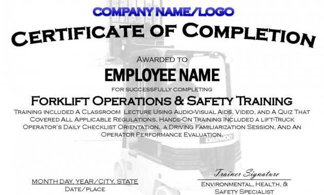 Free Bozwfl Sl Inspirational Forklift Certification Wallet with regard to Forklift Certification Template