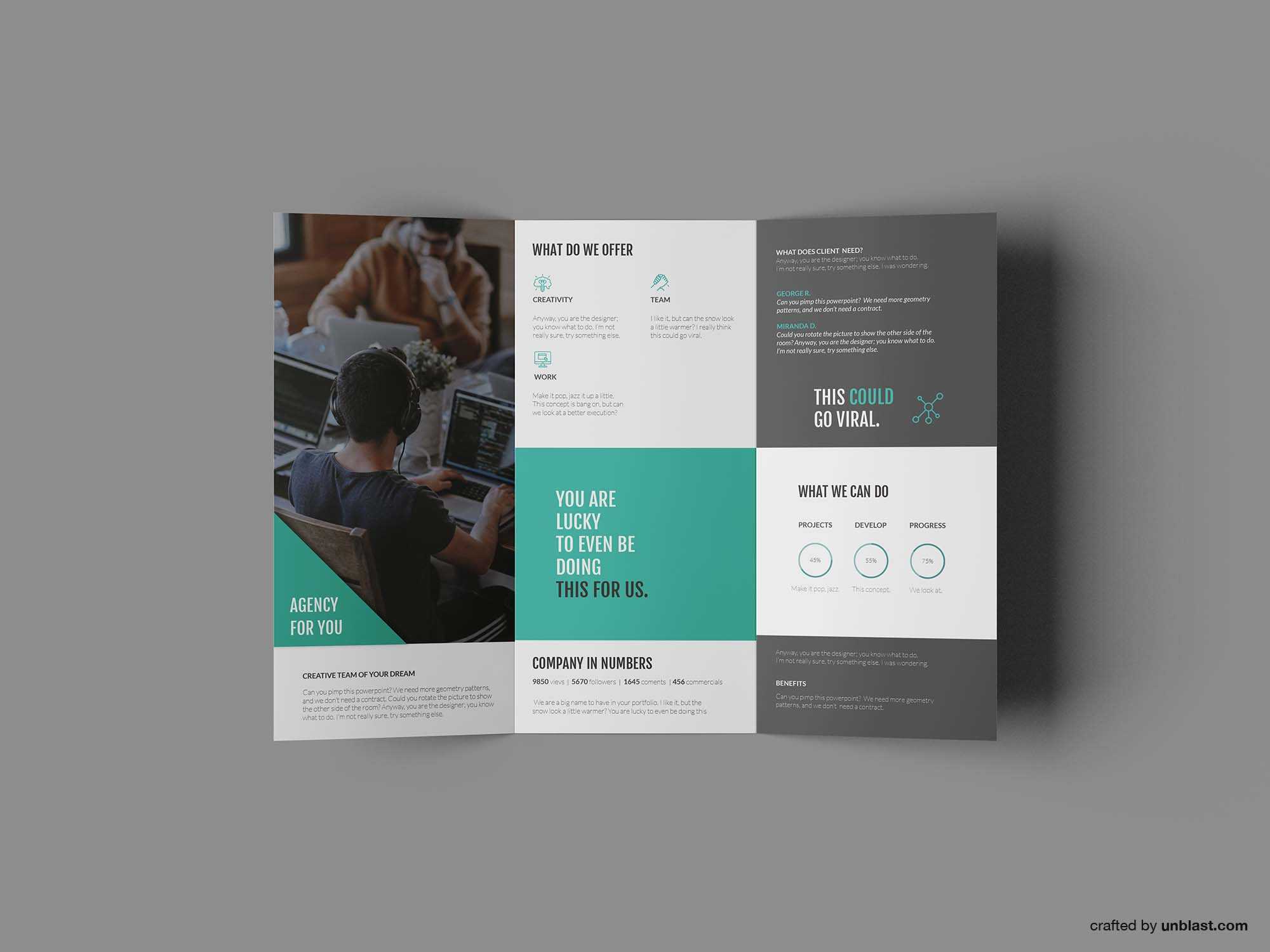 Free Business Trifold Brochure Template (Ai) With Regard To Tri Fold Brochure Ai Template