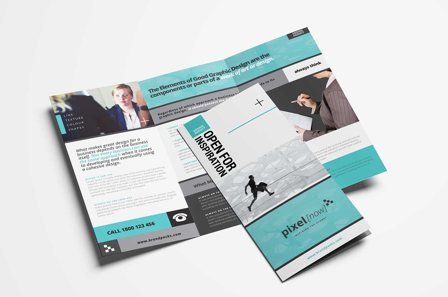 Free Business Trifold Brochure Template In Psd & Vector Within Three Panel Brochure Template