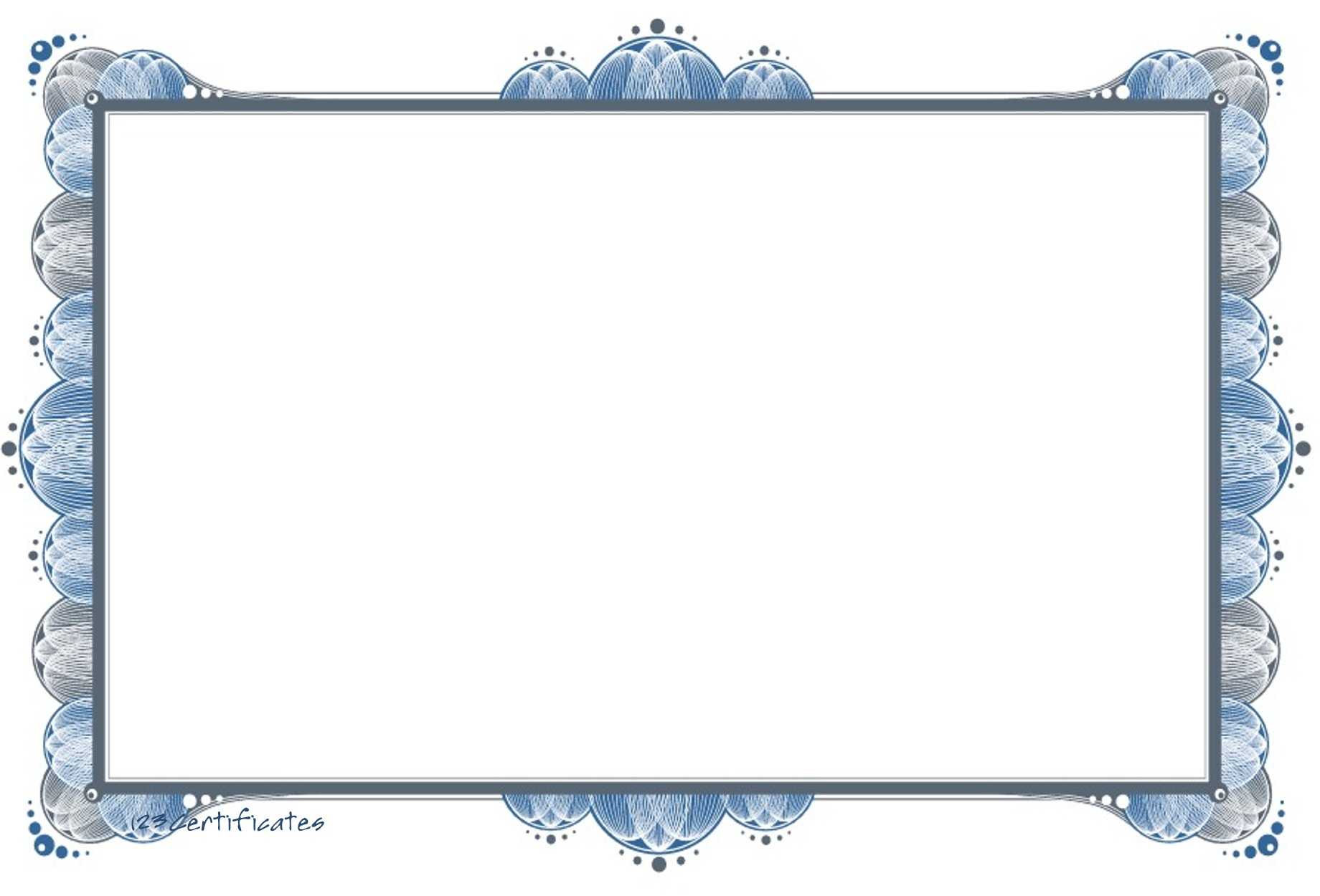 Free Certificate Border, Download Free Clip Art, Free Clip With Free Printable Certificate Border Templates
