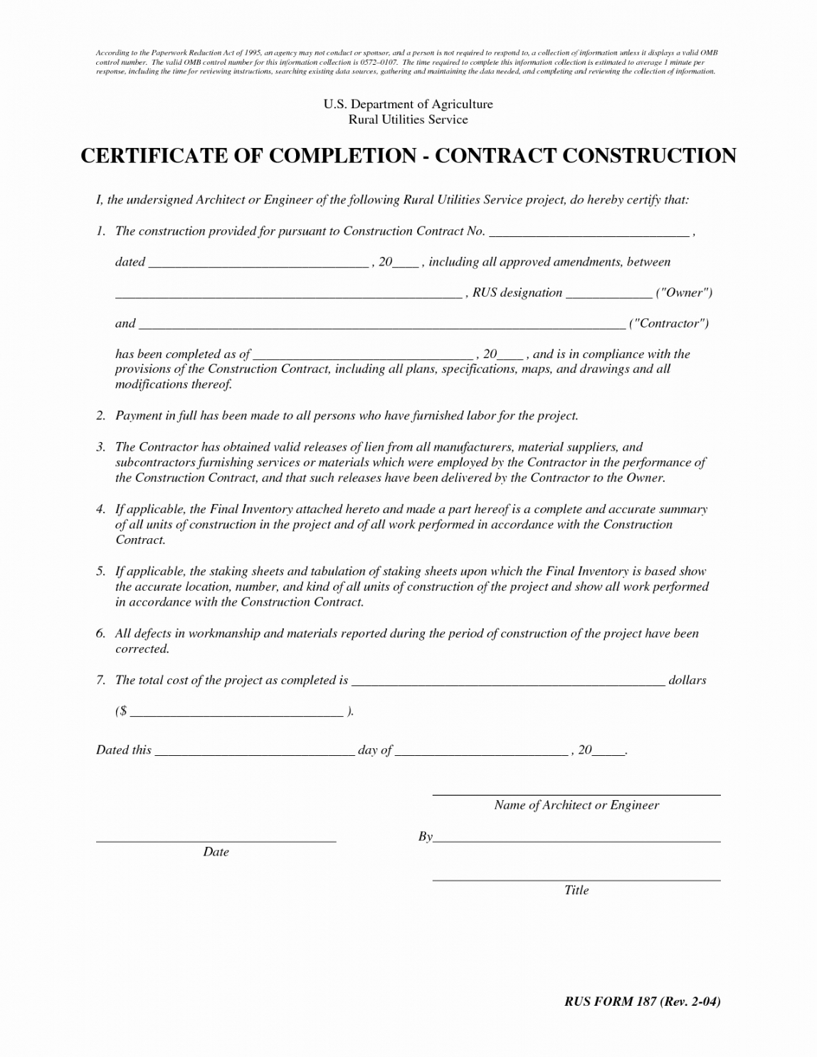 Free Certificate Of Completion Template Construction Design Regarding Certificate Of Completion Construction Templates