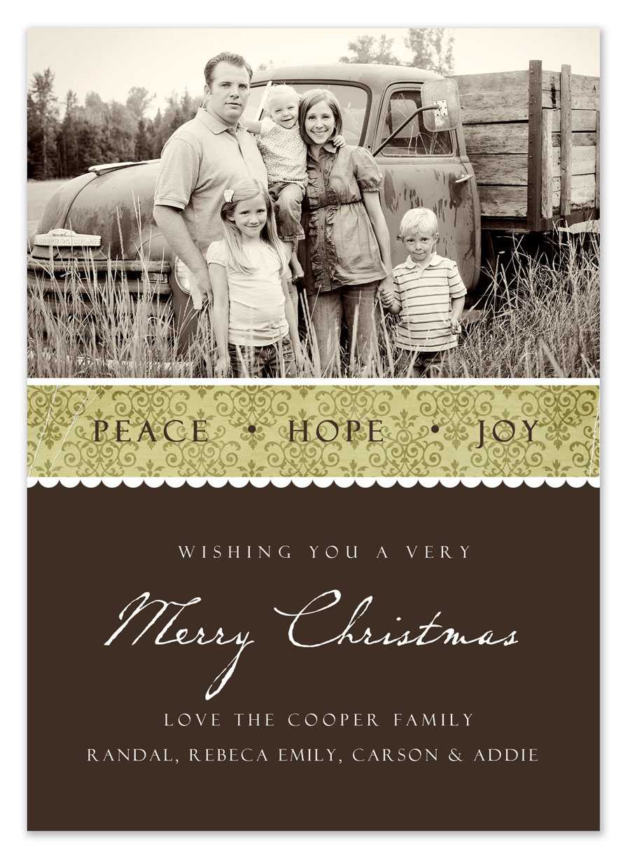 Free Christmas Card Templates Within Holiday Card Templates For Photographers