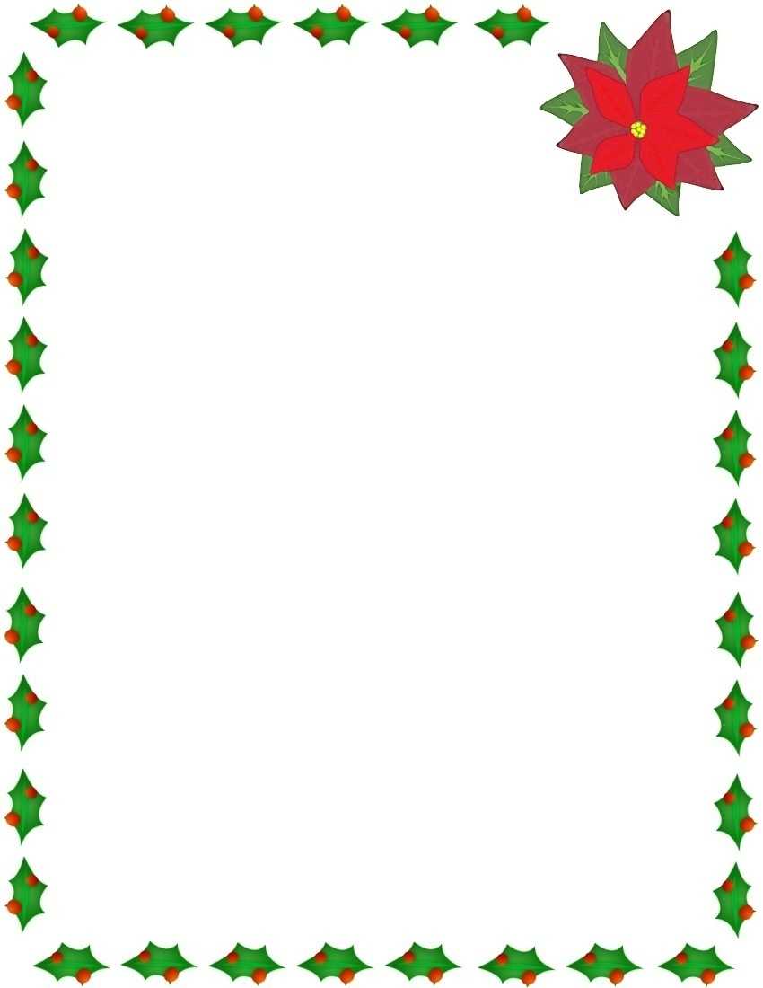 Free Christmas Clip Art Border, Download Free Clip Art, Free With Christmas Border Word Template