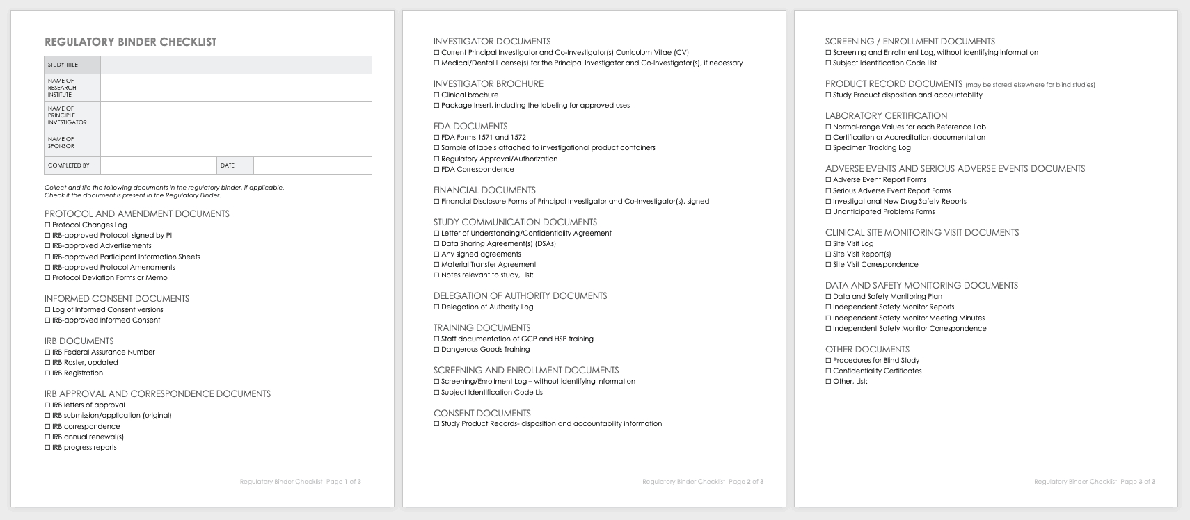 Free Clinical Trial Templates | Smartsheet Regarding Clinical Trial Report Template