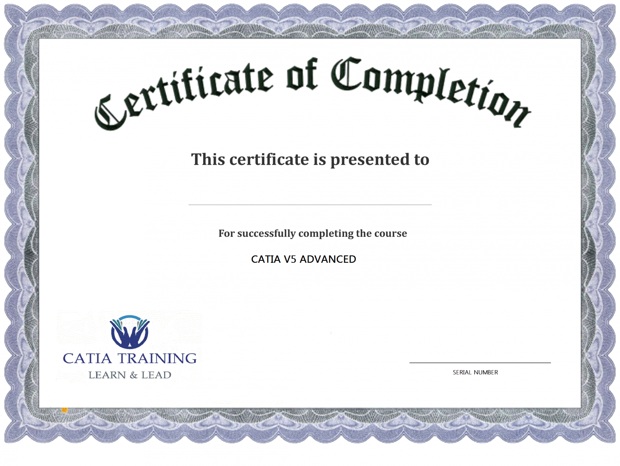 Free Course Completion Certificate Format Word Hadipalmexco Intended For Class Completion Certificate Template