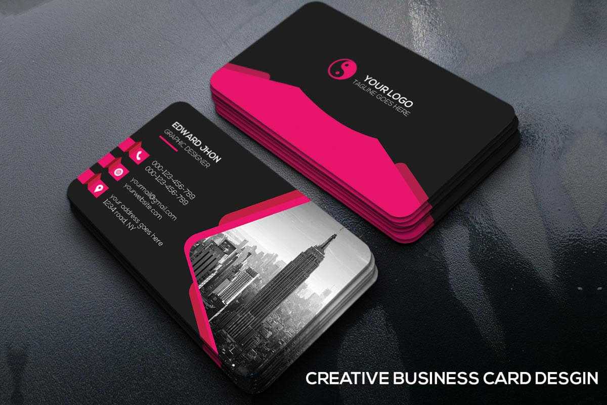 Free Creative Business Card Template – Creativetacos Within Calling Card Template Psd