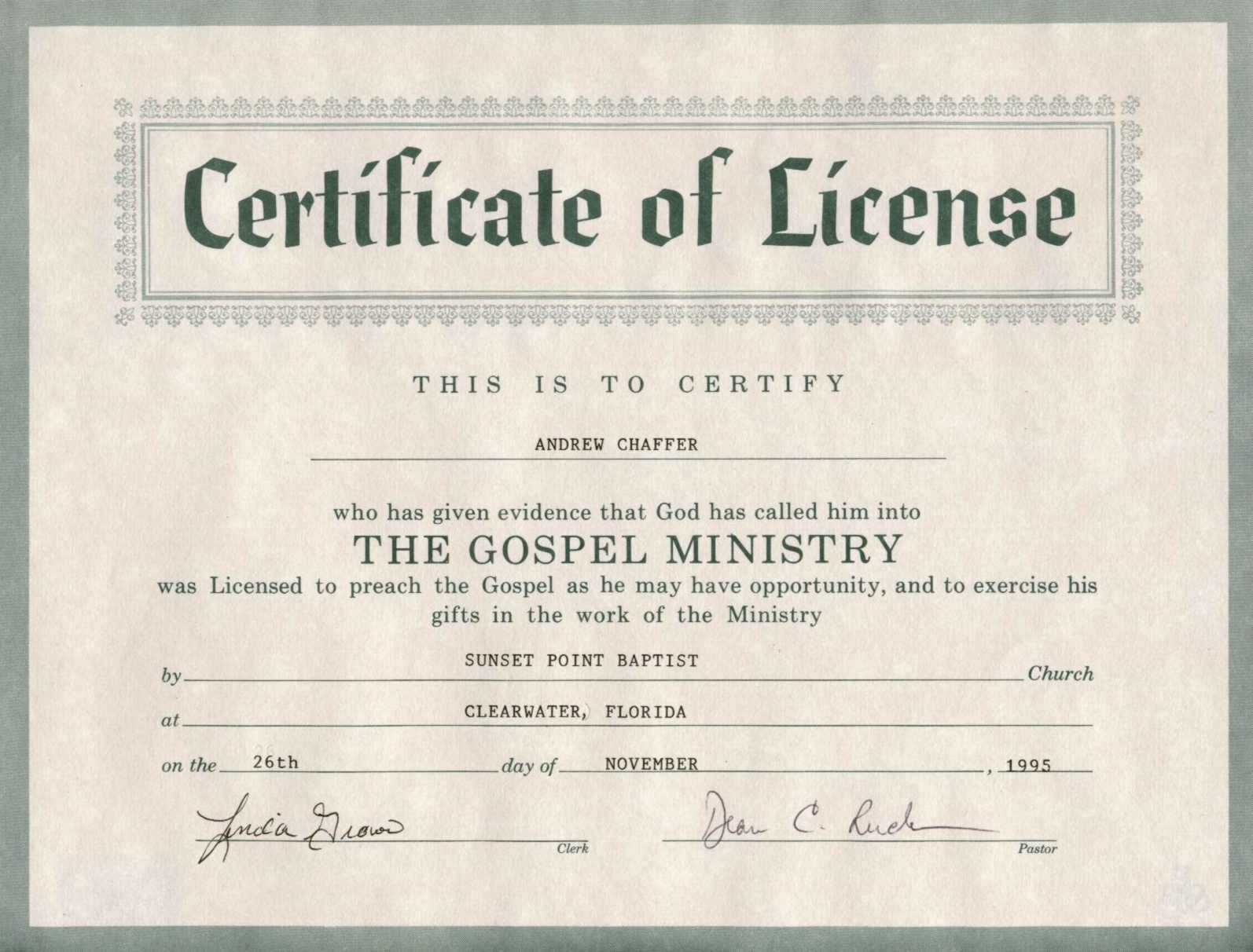 Free Deacon Ordination Certificate Template New Minister Pertaining To Free Ordination Certificate Template