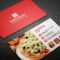 Free Delicious Food Business Card On Behance With Food Business Cards Templates Free