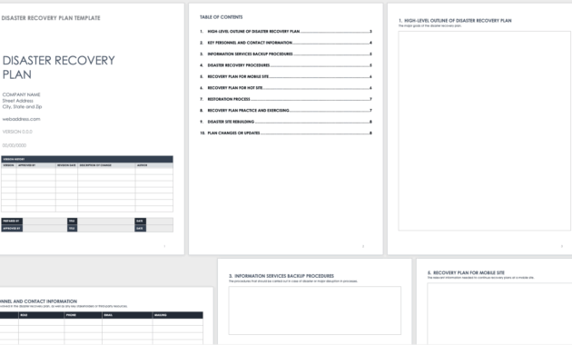 Free Disaster Recovery Plan Templates | Smartsheet inside Dr Test Report Template