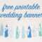Free Diy Printable Wedding Banner In Bridal Shower Banner Template