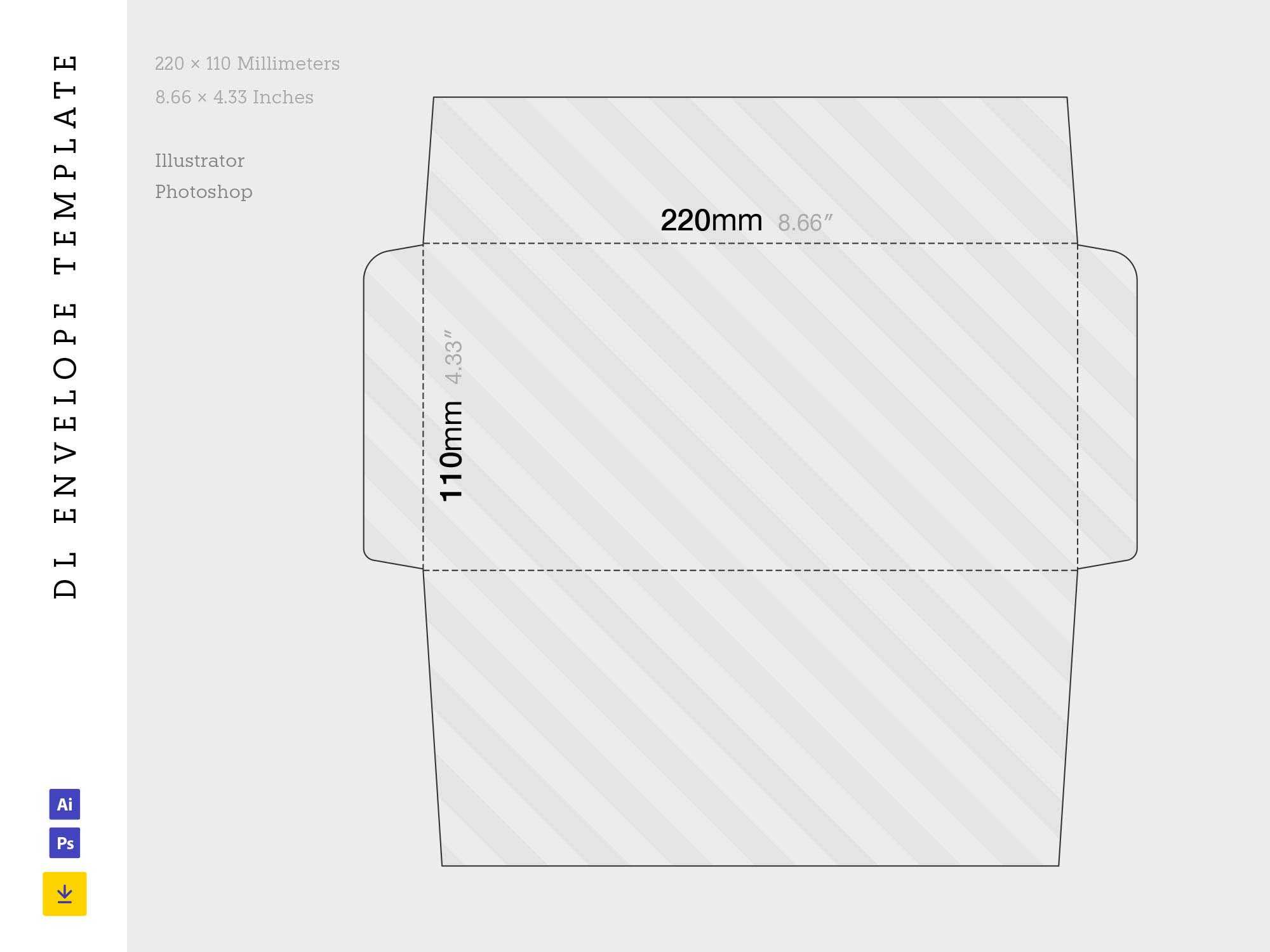 Free Dl Envelope Template Intended For Dl Card Template