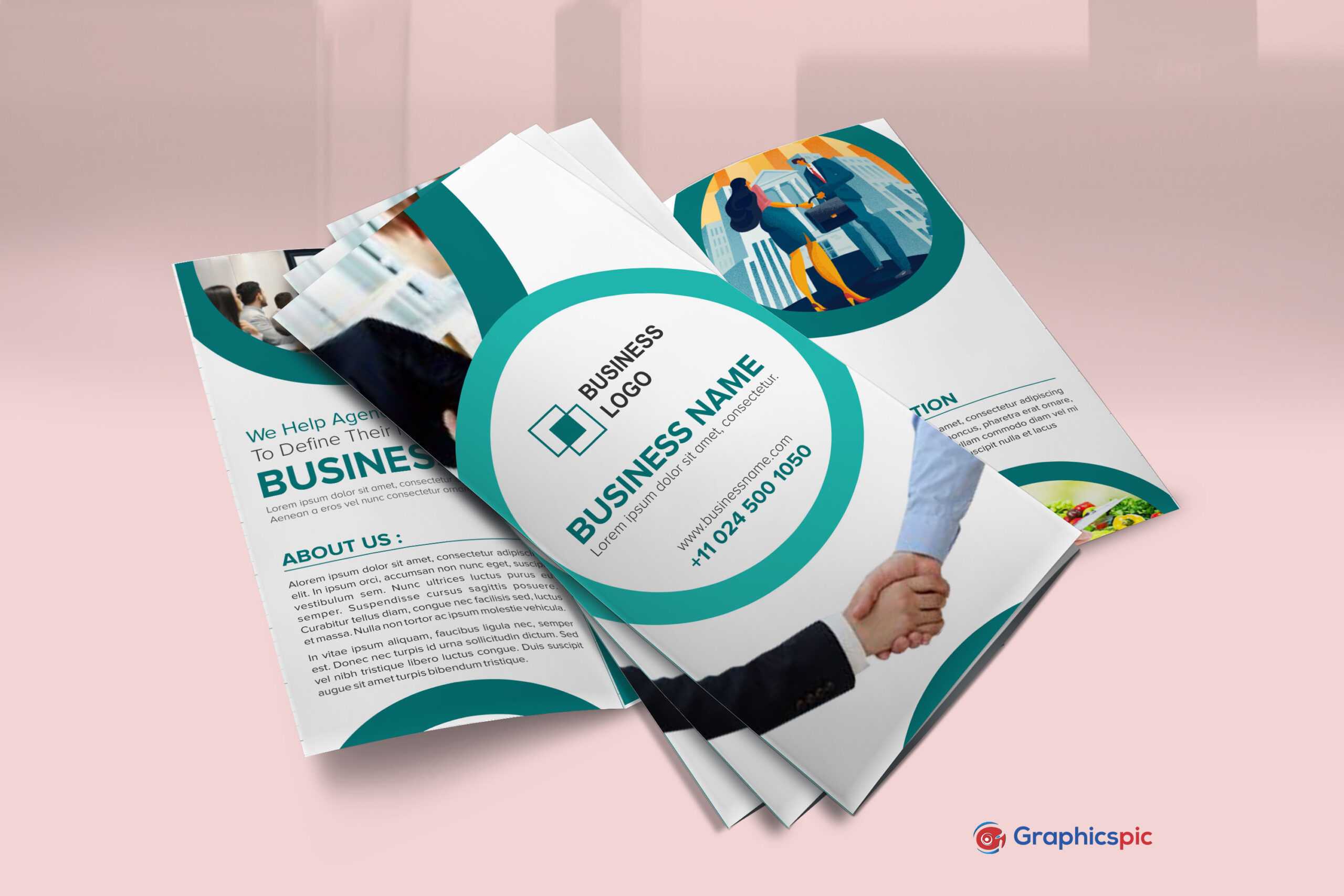Free Download Brochure Templates Design For Events, Products With Regard To One Sided Brochure Template