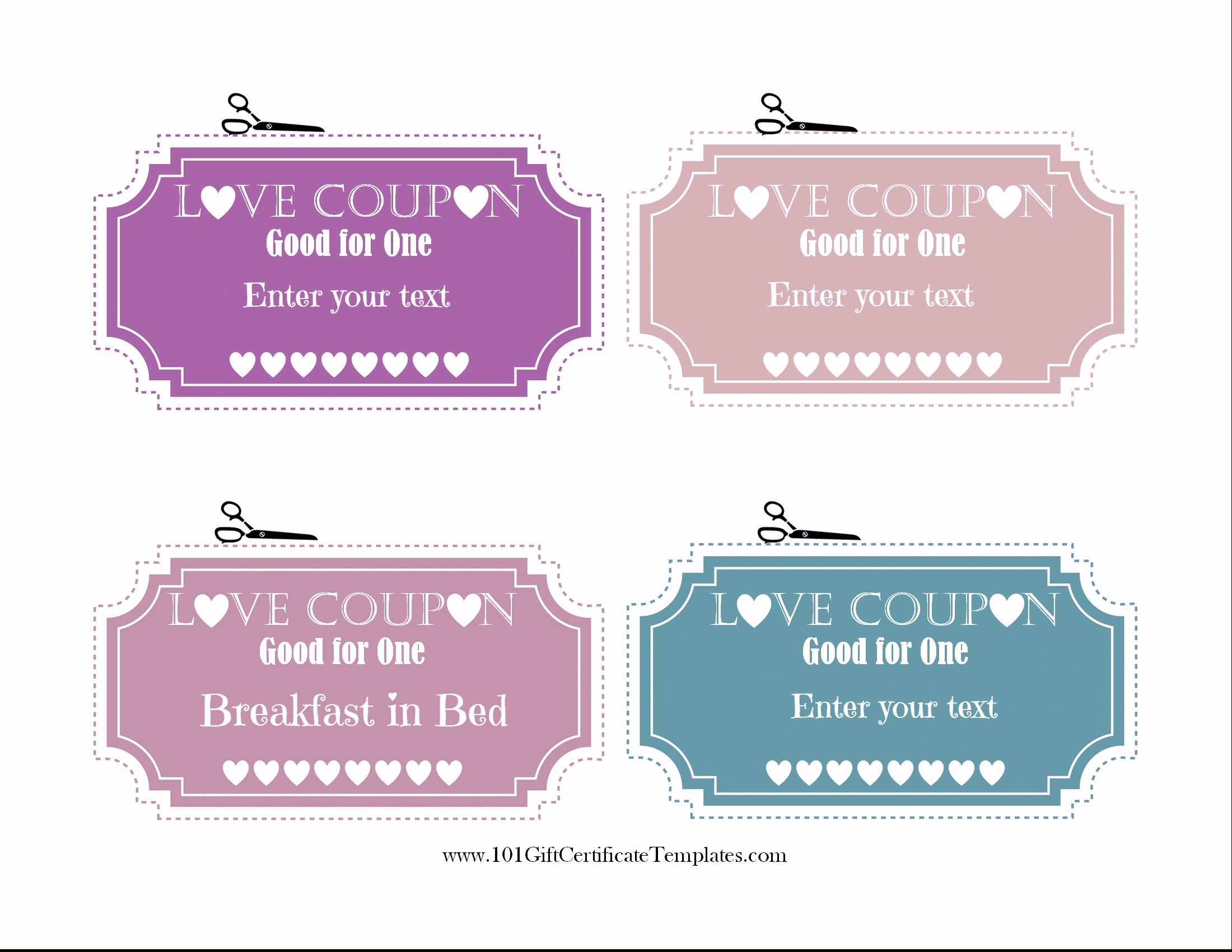 Free Editable Love Coupons For Him Or Her Intended For Love Coupon Template For Word