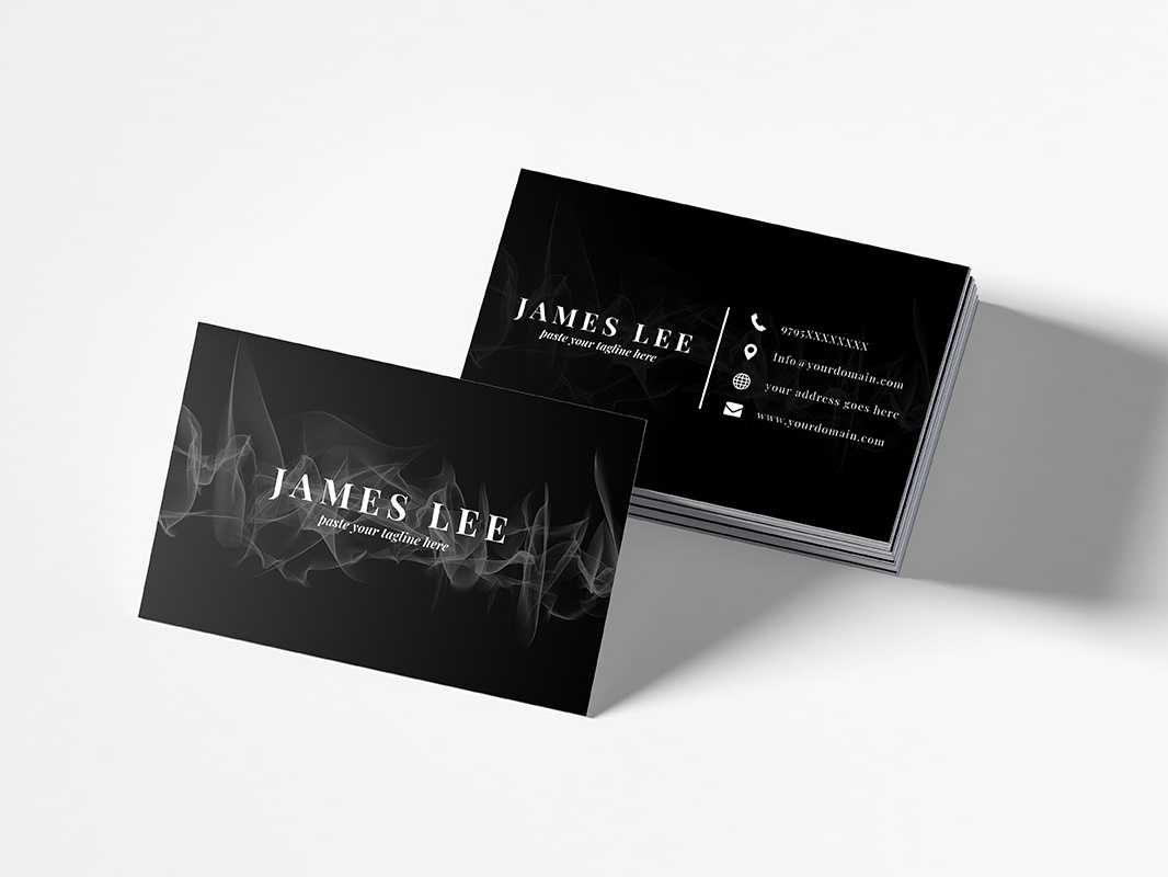 Free Elegant Business Card Templatefaraz Ahmad For Pertaining To Free Personal Business Card Templates