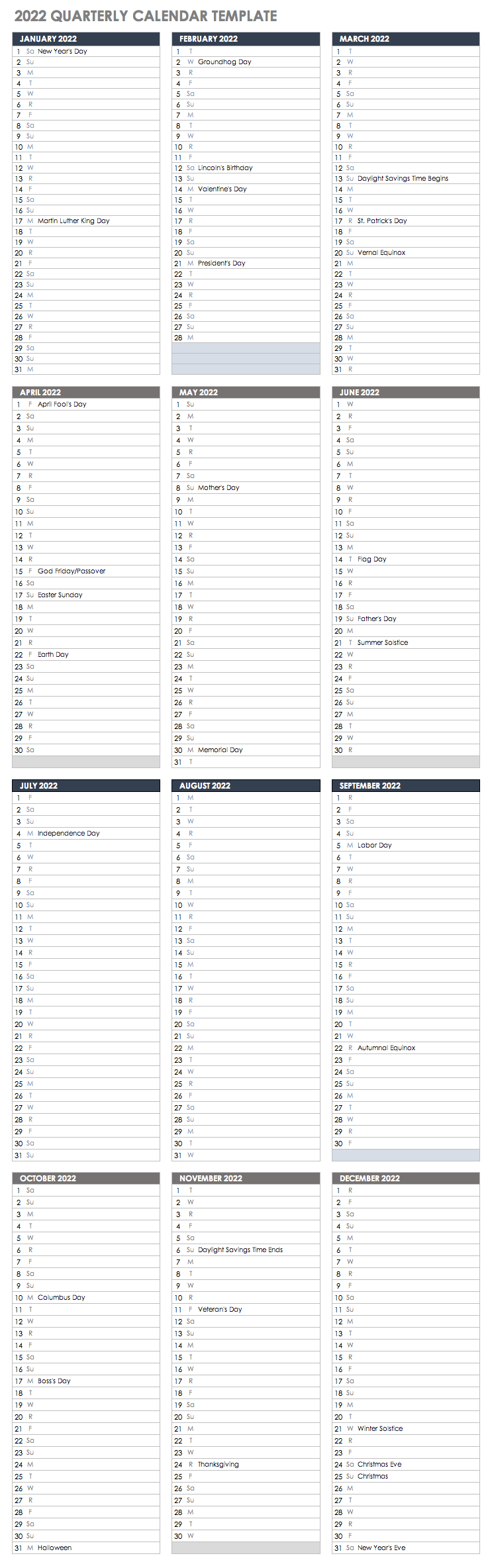 Free Excel Calendar Templates In Blank Activity Calendar Template