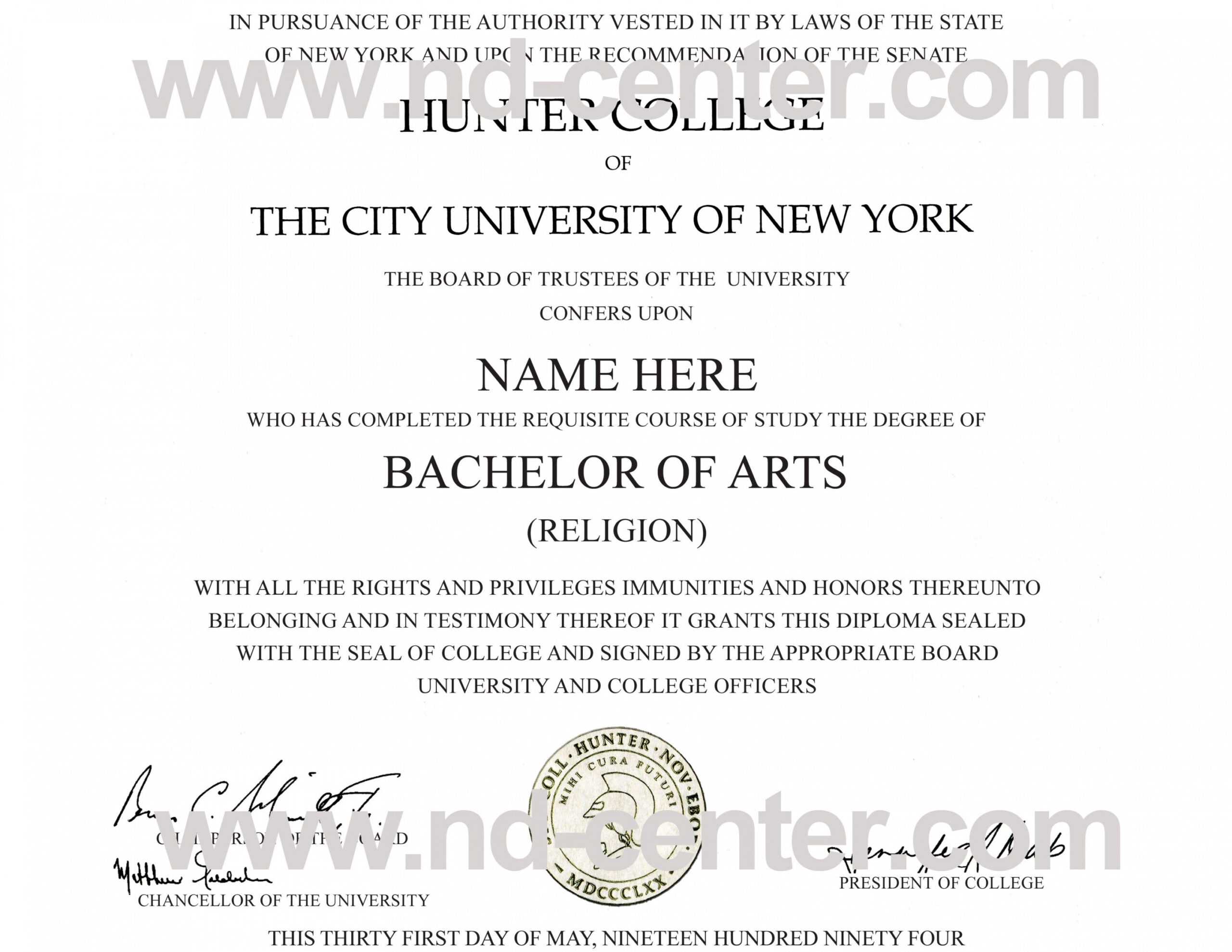 Free Free Printable College Degrees Ajancicerosco College Pertaining To University Graduation Certificate Template
