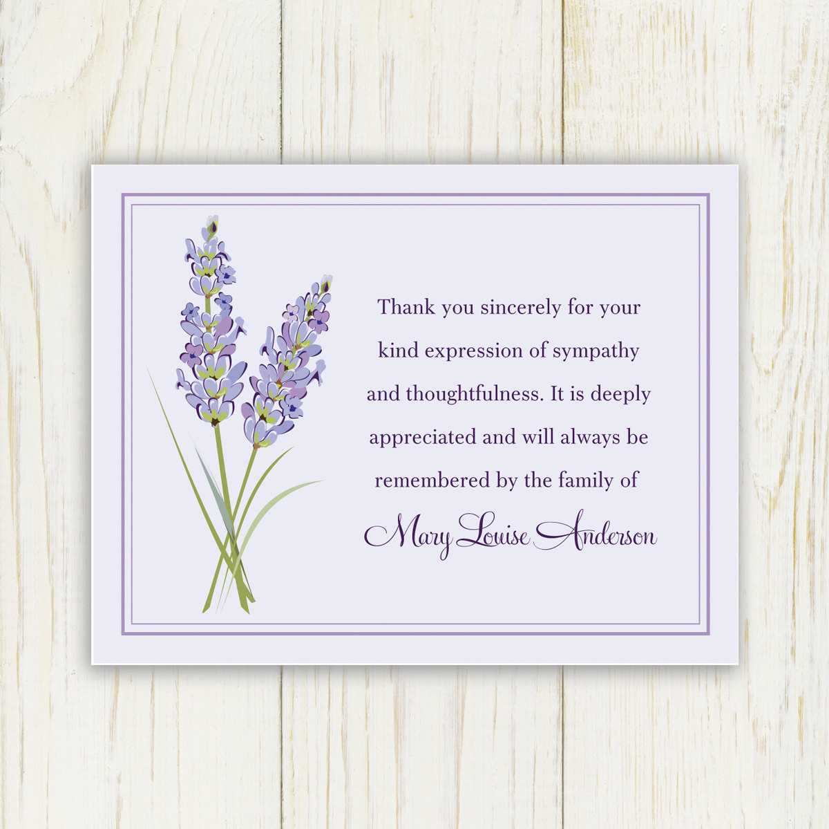 Free Funeral Thank You Cards Templates – Air Media Design In Sympathy Thank You Card Template