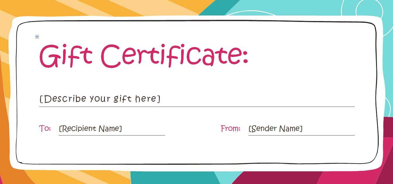 Free Gift Certificate Templates – Zohre.horizonconsulting.co With Regard To Homemade Gift Certificate Template
