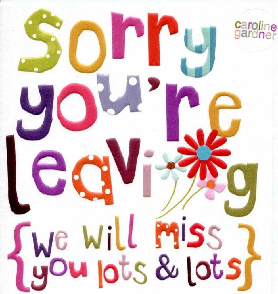 Free Goodbye Cliparts, Download Free Clip Art, Free Clip Art Regarding Sorry You Re Leaving Card Template